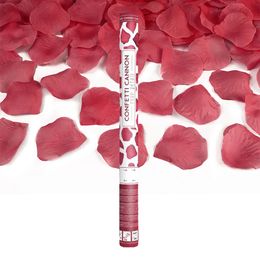 Konfettikanon Rosenblad Röda