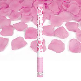 Konfettikanon Rosenblad Rosa