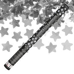 Konfettikanon Silverstjärnor