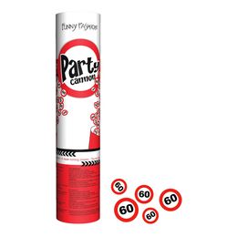 Konfettikanon Trafikskylt 60