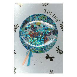 Konfettikort Fjäril