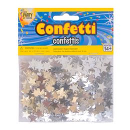 Konfettistjärnor Silver