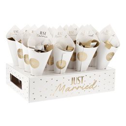 Konfettistrutar Kit Just Married