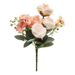 Konstgjord Blombukett Rosor Peach