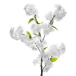 Bildspel - Konstgjord Blomma Körsbärsblomma Vit