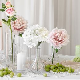 Bildspel - Konstgjord Pion Vit