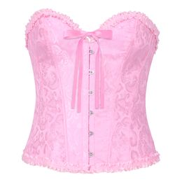 Bildspel - Korsett Rosa med Volanger