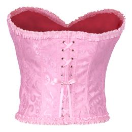 Bildspel - Korsett Rosa med Volanger