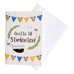Bildspel - Kort Grattis till Studenten Vimplar