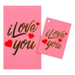 Kort med Kuvert I Love You