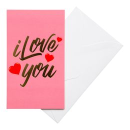 Bildspel - Kort med Kuvert I Love You