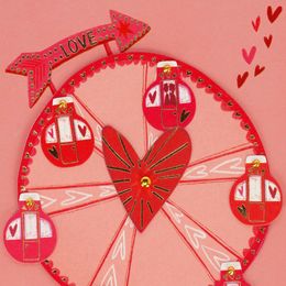 Bildspel - Kort med Kuvert Love Wheel