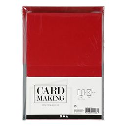 Bildspel - Kort och Kuvert Grön/Röd