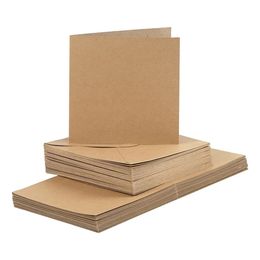 Kort och Kuvert Natur Kvadratisk