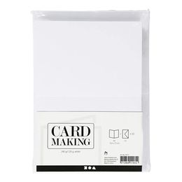 Bildspel - Kort och Kuvert Vit