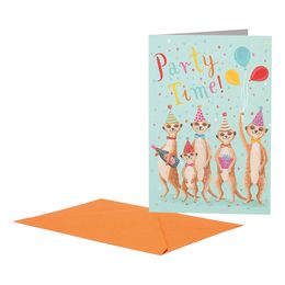 Lysbildefremvisning - Kort Party Time Surikat