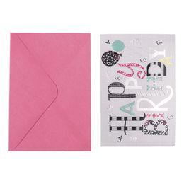 Bildspel - Kort Pop-Up Happy Birthday med Kuvert