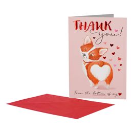 Bildspel - Kort Thank You Corgi