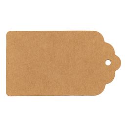 Kraftpapir Etiketter Brun
