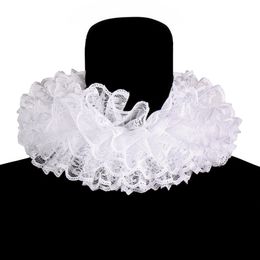 Krage i Spets Vit Deluxe