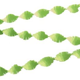 Kräppgirlang Ljusgrön