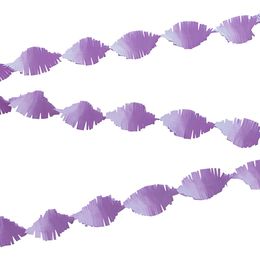 Kräppgirlang Ljuslila