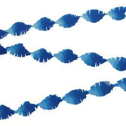 Kräppgirlang Marinblå