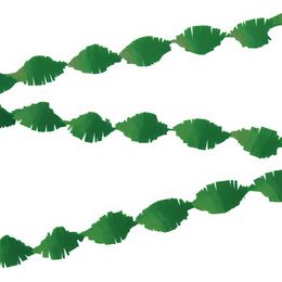 Crepeguirlande Mørkegrøn