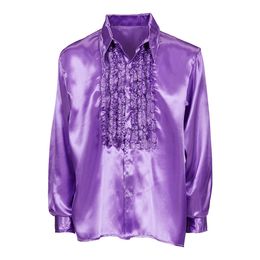 Lysbildefremvisning - Frynseskjorte Lilla