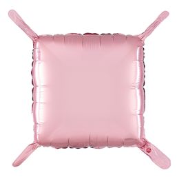 Bildspel - Kuddballonger Silver/Pastellrosa
