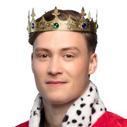 Lysbildefremvisning - Kongekrone Guld i Metal