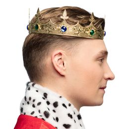 Lysbildefremvisning - Kongekrone Guld i Metal