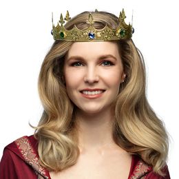 Lysbildefremvisning - Kongekrone Guld i Metal