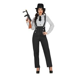 Kvindelig Gangster Kostume