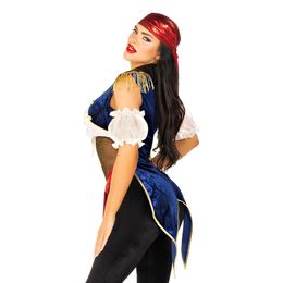 Bildspel - Kvinnlig Pirat Deluxe Maskeraddräkt