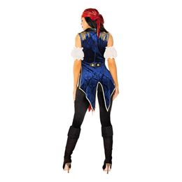 Bildspel - Kvinnlig Pirat Deluxe Maskeraddräkt