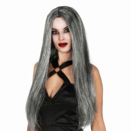 Pitkä Harmaa Peruukki