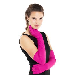 Långa Handskar Rosa