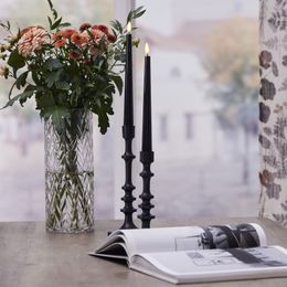 Bildspel - LED Antikljus Svart