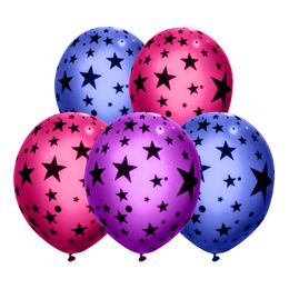 Bildspel - LED-Ballonger Stjärnor