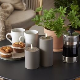 Diaesitys - LED-pöytäkynttilä Soft Ruskea