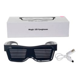 Lysbildefremvisning - LED Bluetooth Briller