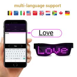 Lysbildefremvisning - LED Bluetooth Briller