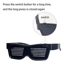 Lysbildefremvisning - LED Bluetooth Briller