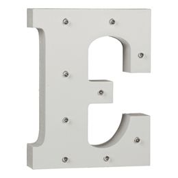 Bildspel - LED-Bokstav i Trä Vit