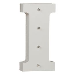 Bildspel - LED-Bokstav i Trä Vit