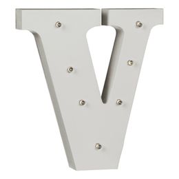 Bildspel - LED-Bokstav i Trä Vit