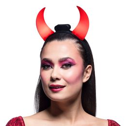 Lysbildefremvisning - LED Hårbøyle Djevelhorn