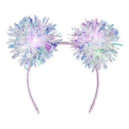 LED Diadem Pompom