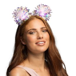 Bildspel - LED Diadem Pompom